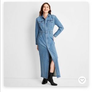Viral old out Target denim maxi dress